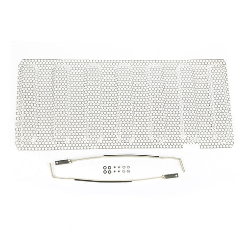 Grille Insert, Satin Stainless Steel | Rugged Ridge | 11401.22 | Fits 2007-2018 Jeep Wrangler JK