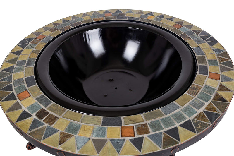 Juniper Pleasant Hearth Slate Top Fire Pit