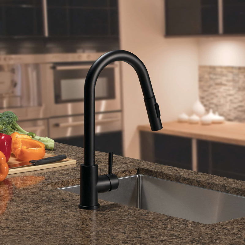 Pull Down Flow Max Bullet Kitchen Faucet for RVs and Residential