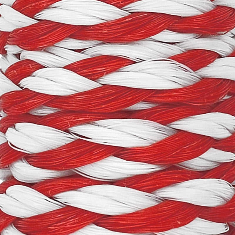 Red/White Hollow Braid Polypropylene Utility Line