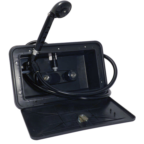 Phoenix Faucets Exterior Shower Kit PF266701 Box with 59" Vinyl Hose - Black