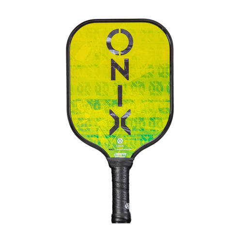 Onix Pickleball Paddle React Features Boosted Sweet Spot from Nomex Core Insert and Graphite Face,Green