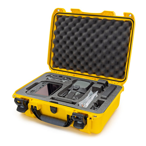 Waterproof Nanuk 925 Case with Foam Insert for DJI Mavic 3 Fly More/Cine Premium Combo, Yellow