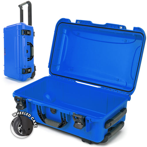Hard Case NANUK 935 – Waterproof Equipment Case with Wheels, 22” x 14” x 9” – Dustproof and Impact Resistant, Airline Carry-On Approved - Blue