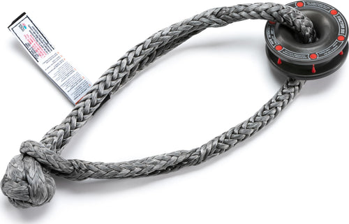 Rope Retention Pulley Factor 55 XTV (RRP XTV) and Standard Duty 10" Soft Shackle Combo for Use with Synthetic Rope, for UTV/ATV Powersport Vehicles