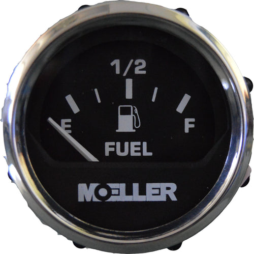 Moeller 35 to 240 Ohms Dash Mounted Electric Fuel Gauge 035727-10