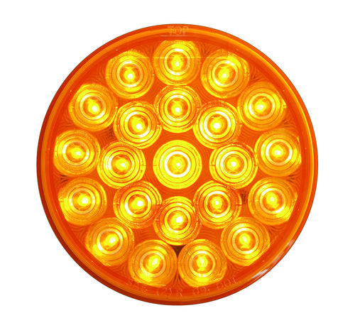 Amber Optronics 4" Oval Sealed LED Warning Lamp SLL43AB2P