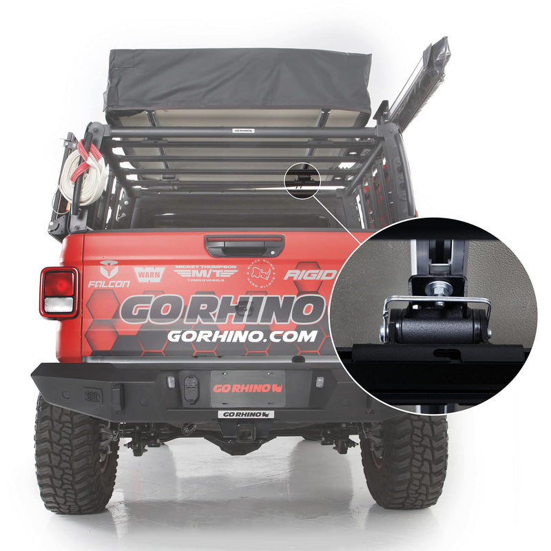 Go Rhino XRS/SRM 5950030T Quick Release Tent Bracket Kit, Textured Black