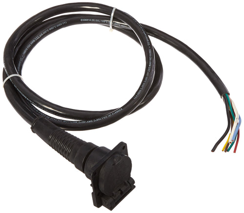 7-Way BARGMAN Sealed Car End with 7' Molded Cable