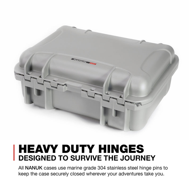 Nanuk Case for DJI Mavic 2PZ w/foam insert - Silver 920-MAV2PZ5