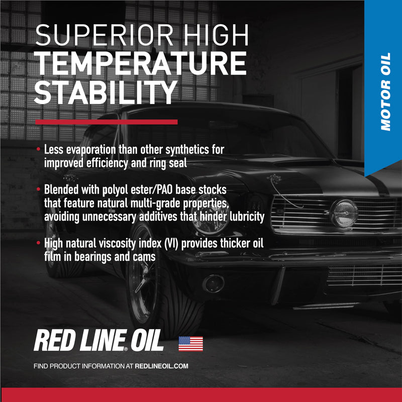 SAE 0W30 Fully Synthetic Motor Oil Red Line - 1 Quart