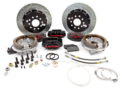 Brake System BAER BRAKES 4302391B-BKCZ (13" Rear SS4+ 10 Bolt Disc w/Park Brake Black 82-92 GM F Body), 1 Pack