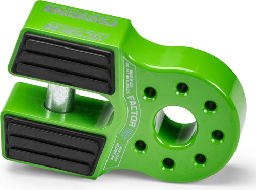 Factor 55 E Flatlink Closed Winch System, Compatible with All Roller Fairlead License Plate Brackets - Green