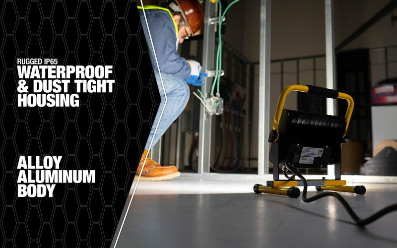 Slim Series ProLight 411050 50w LED Work Light; Yellow/Black