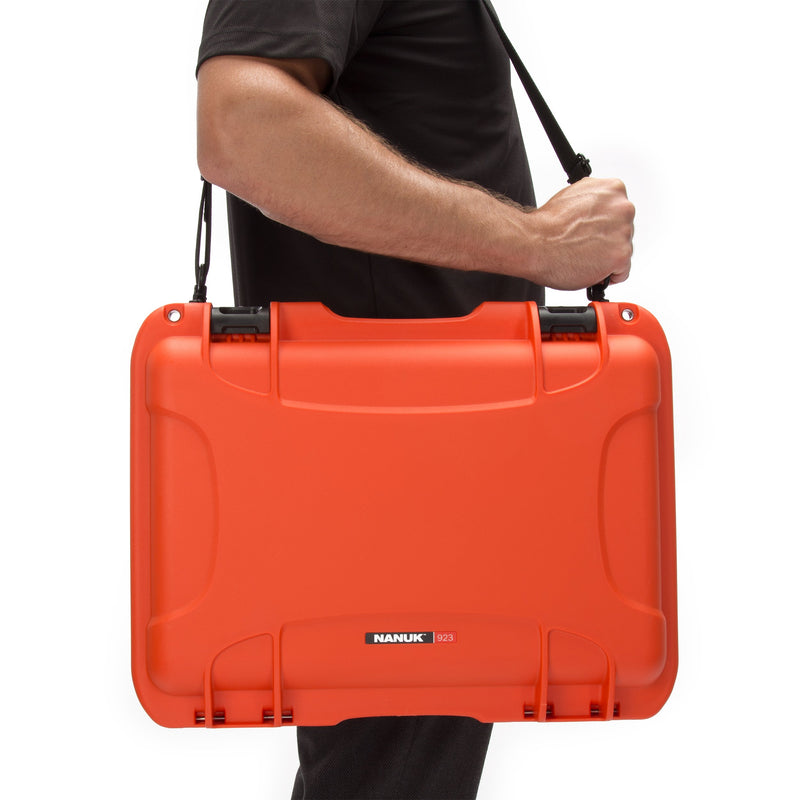 Hard Camera Case Nanuk 923 with Laptop Insert Kit, Orange (923-LK03)