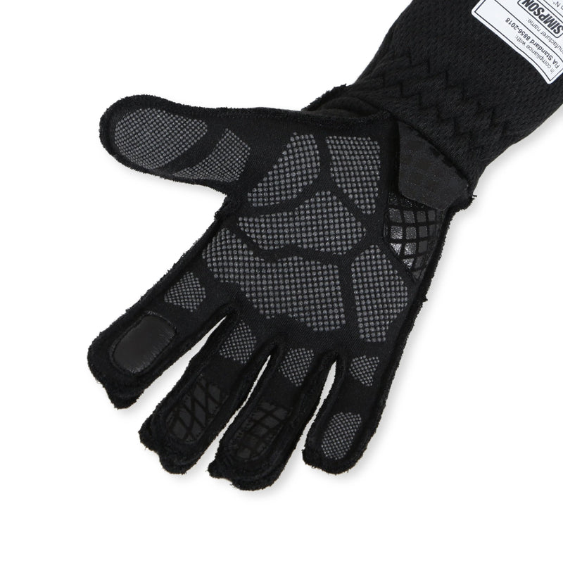 MGMB Simpson Racing Magnata Gloves Black/Blue Medium - Pair