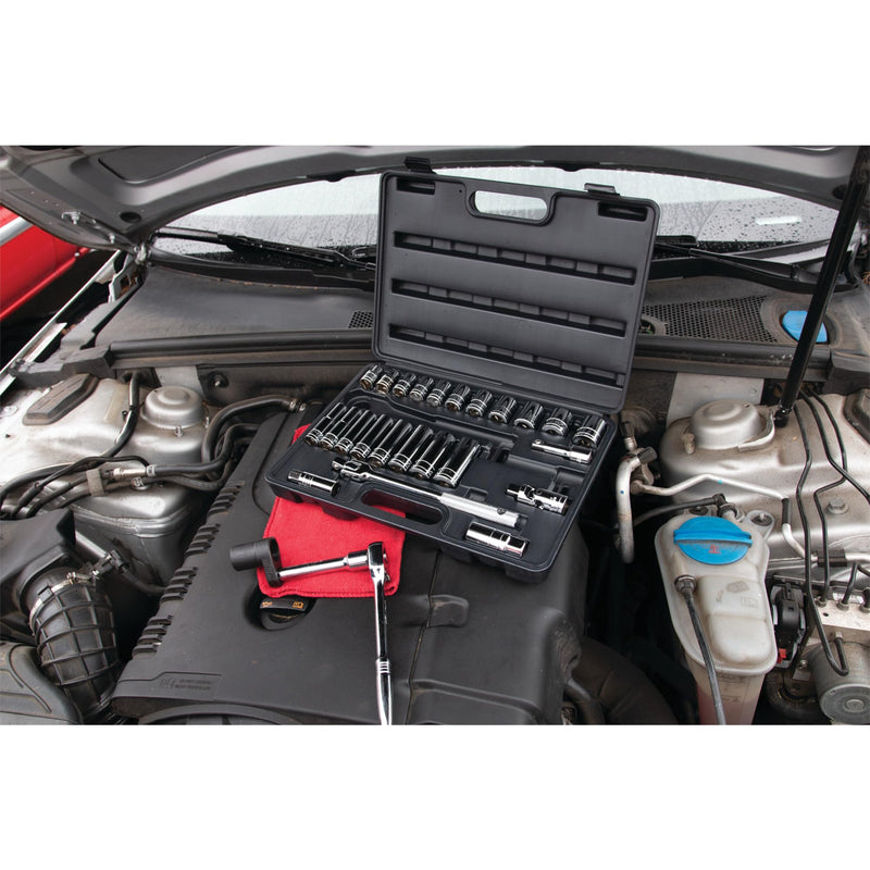 W32901 Performance Tool 1/2-Inch Drive SAE Socket Set, 26-Piece, 1-Pack