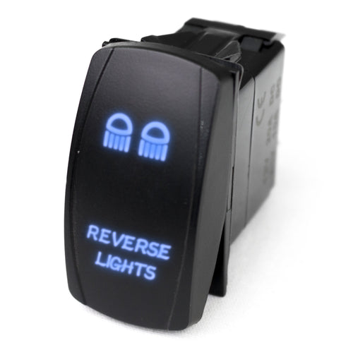 Rocker LED Switch w/ Blue LED Radiance