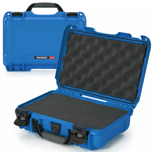 Waterproof Nanuk 909 Hard Case with Foam Insert - Blue