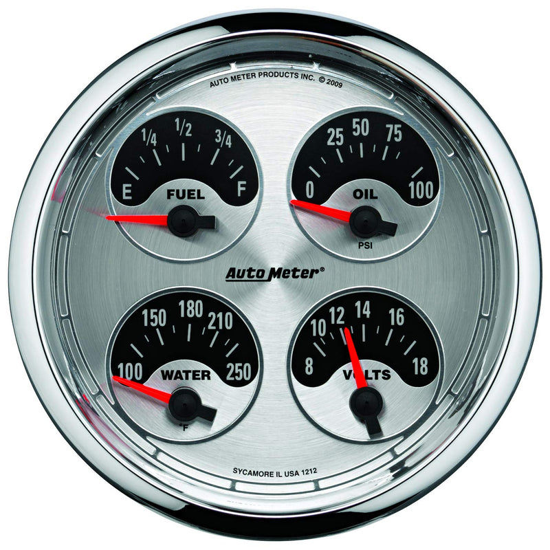 Auto Meter 1205 5" Quad and Tachometer/Speedometer Combo Gauge American Muscle