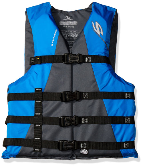 Stearns Classic Series Adult Watersport Life Vest, USCG Approved Life Jacket for Adults, Great for Boating, Fishing, Tubing, & Other Water Sports, Standard & Oversized Options