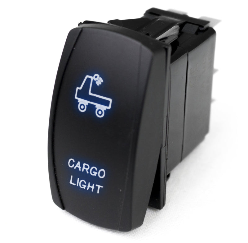 Rocker Switch Race Sport RSLJ68B w/ Blue LED Radiance