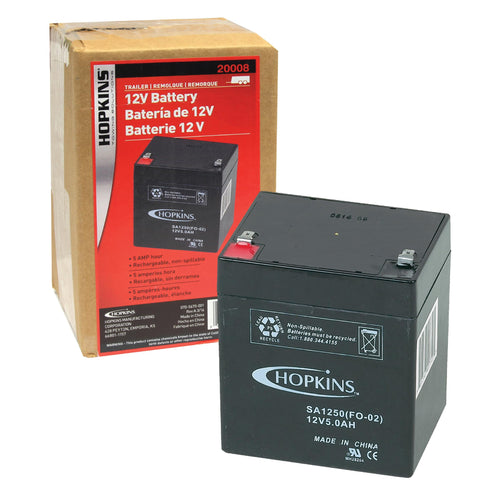 12 Volt Hopkins Towing Solutions Rechargable Battery 20008