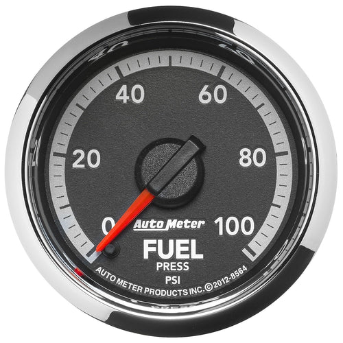 2-1/16" Electric Fuel Pressure Gauge Auto Meter 8564 (0-100 PSI, 52.4mm)