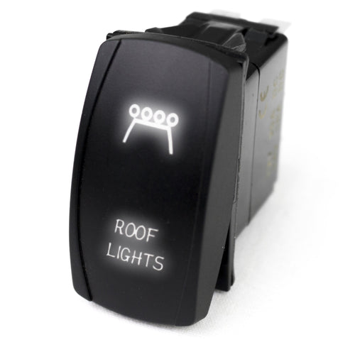 Rocker Switch Race Sport Lighting RSLJ15W w/White LED Radiance (Roof Lights)