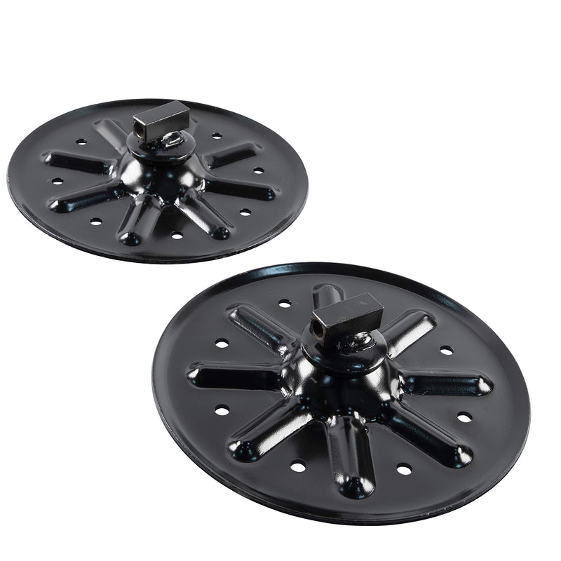 314667 Lippert Components - 9" Round Landing Gear Foot Pad - 2 Pack