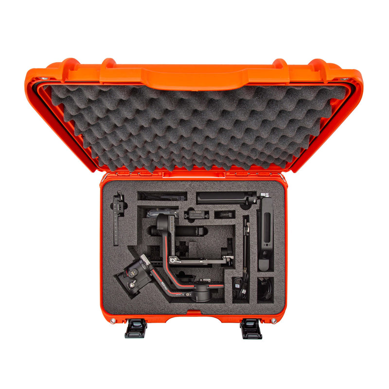 Waterproof Nanuk 930 Hard Case with Foam Insert for DJI RS 3/RS 3 Pro Combo, Orange