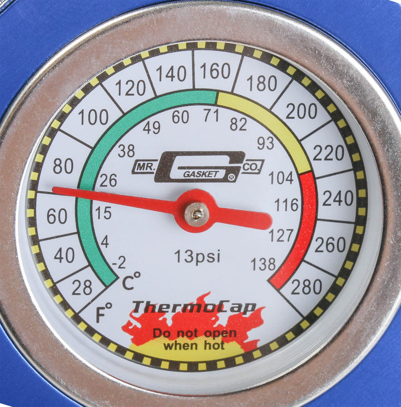 Thermocap Mr. Gasket 2470B - 13 PSI - Blue