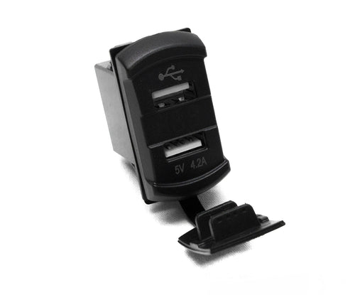 ROCKER PANEL DUAL PORT USB SIZ