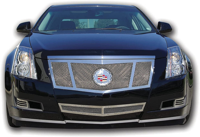 Upper Class T-Rex 55197 Small Formed Mesh Stainless Polished Finish Replacement Bumper Grille for Cadillac CTS