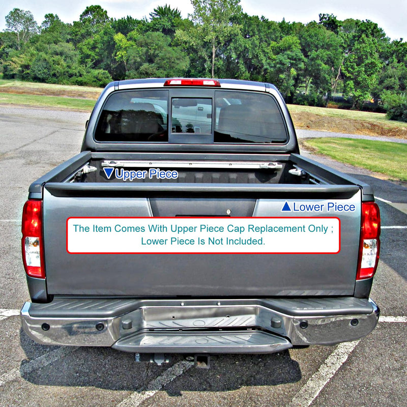 Tailgate Molding Spoiler Outer Protector Top Cover SPEC-D TUNING Compatible with 2013-2018 Nissan Frontier