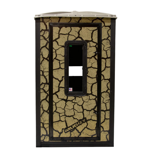 Steel Wall Striker Box Blind/CONSTUCTION Cracked MUD CAMO