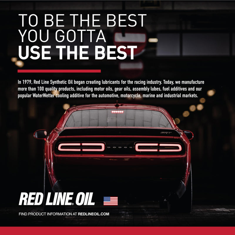 Lightweight Red Line 58404 Shockproof Gear Oil - 1 Quart Bottle
