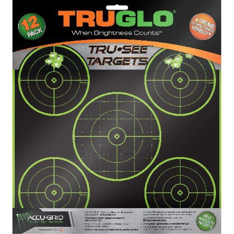 12Pk Tru-See Target 5-Bull 12x12