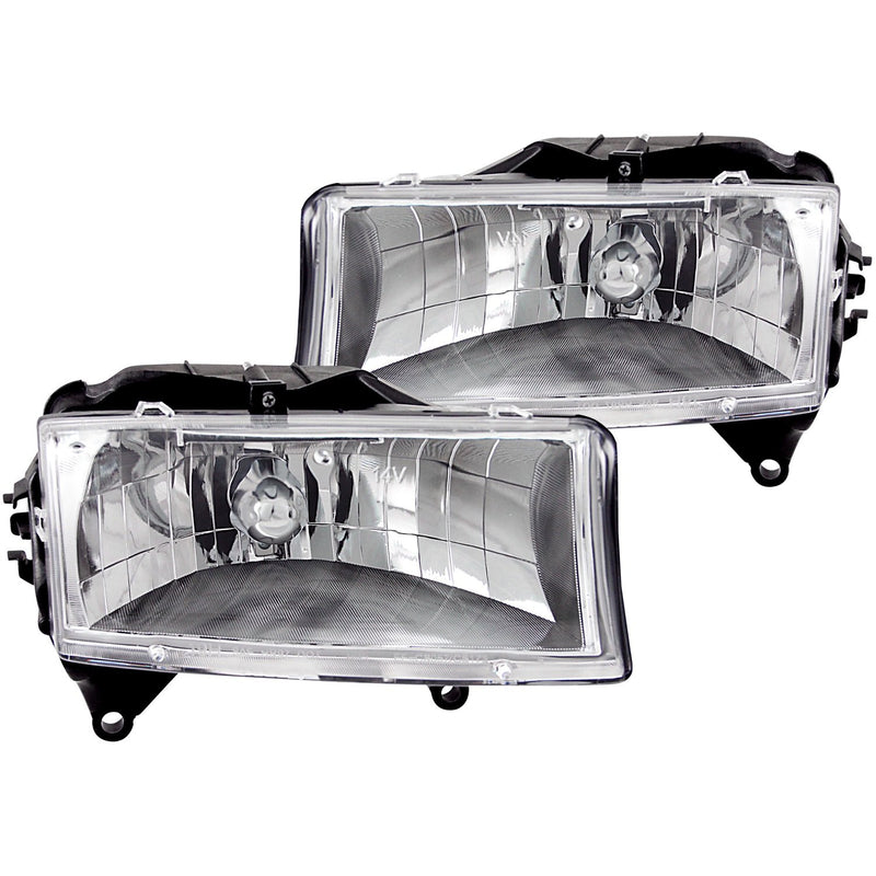 Dodge Dakota/Durango Anzo USA 111021 Crystal Chrome Headlight Assembly - (Sold in Pairs)