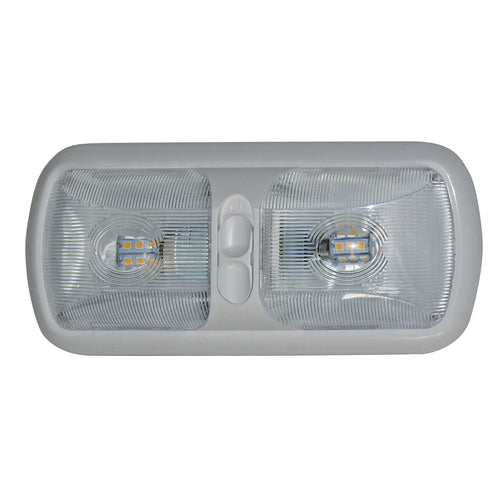Valterra Products Diamond Group DG72406VP Eurostyle Double Dome Led Light, Bright White, Standard