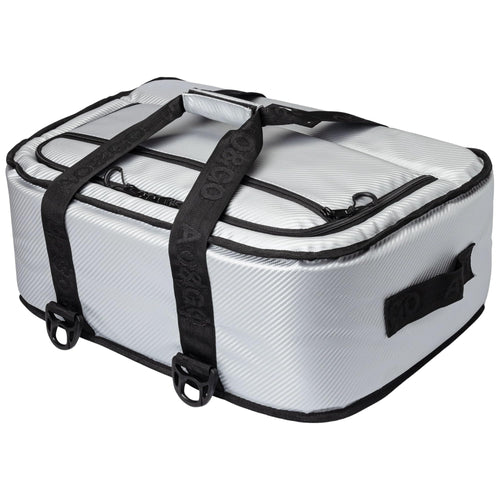 Stow-N-Go AO Coolers Carbon Soft Cooler, Low-Profile, Leakproof with High-Density Insulation, Holds Ice for 24 Hours, Silver, 38-Can