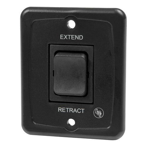 40 AMP Solera Power RV Awning Interior Replacement Switch Kit and Plate — Extends Awning with Push of a Button - Durable Plastic Construction - Easy-to-Install Kit - Includes Harness — 308474