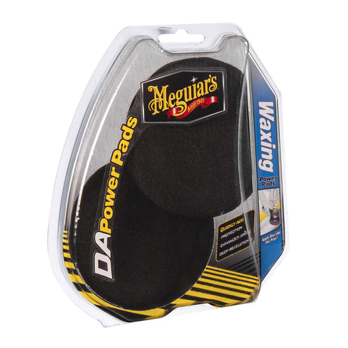 Meguiar’s 4” Waxing Power Pads DA G3509 - Car Pad Waxing Kit Includes 2 Foam Pads for Evenly Applying Wax Protection, Intended or DA Power System Tool and your Favorite Liquid Wax or Sealant, 2 Pads