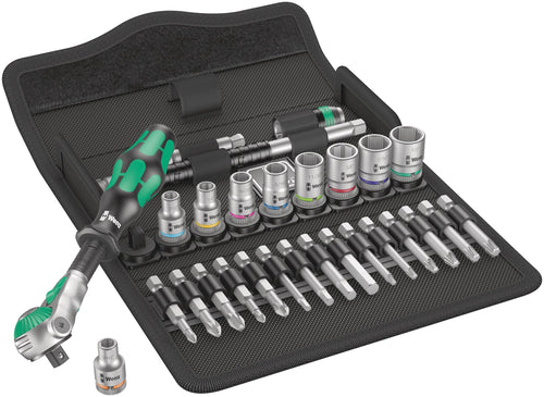 28 Ratchet Set, 1/4 in, SAE