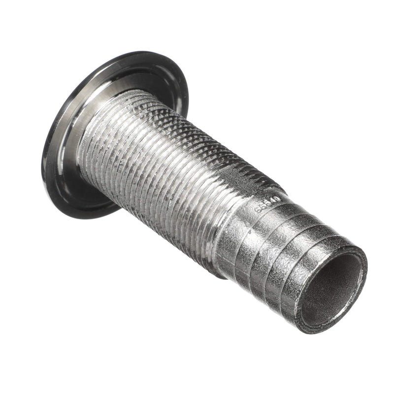 Attwood Barbed Stainless Steel Standard Length Thru-Hull, 5/8-Inch