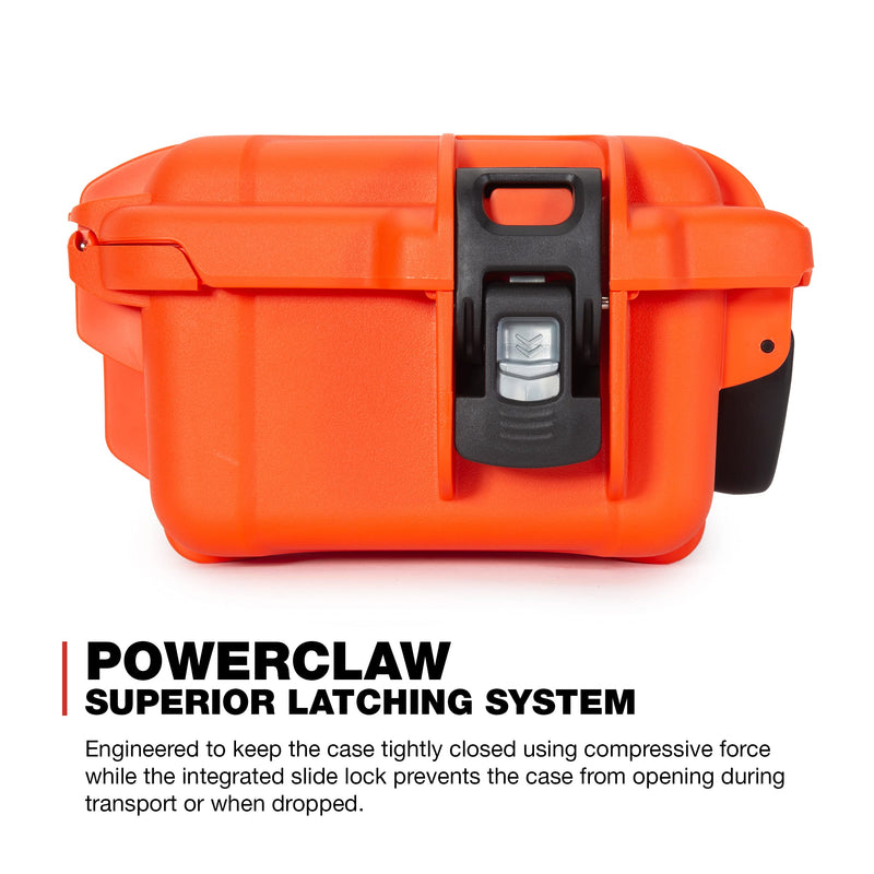 Waterproof Nanuk 905 Hard Case with Padded Dividers - Orange (905-2003)