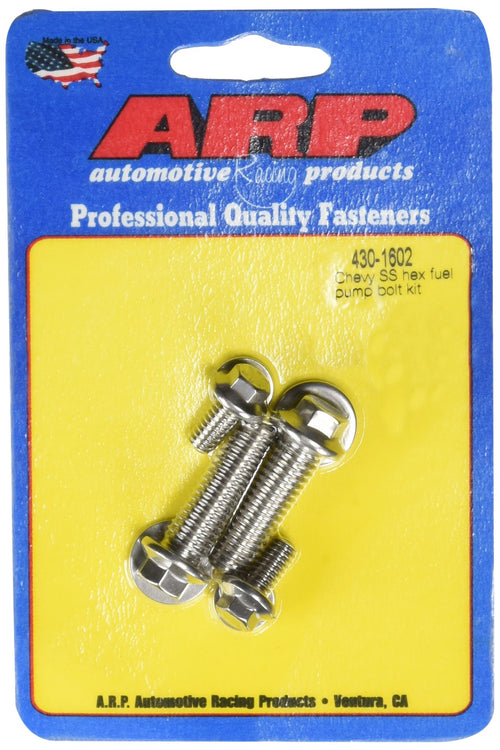 ARP Stainless 4301602 300 Hex Fuel Pump Bolt Kit