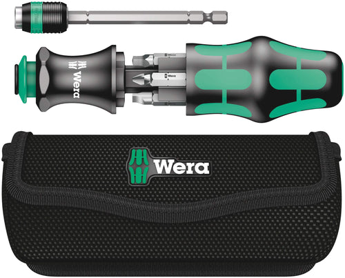 5051025001 Wera KK 26 7-In-1 Bitholding Screwdriver with Removable Bayonet Blade (SL/PH/SQ) Silver