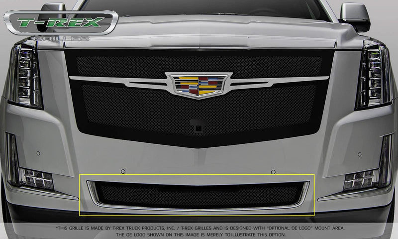 2015 Escalade T-Rex Grilles Upper Class Bumper Grille, Black, 1 Pc, Replacement - PN #52183