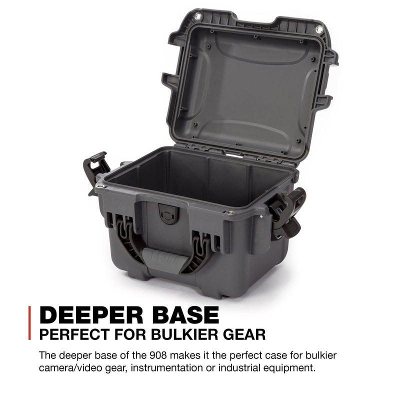 Graphite Nanuk 908 Waterproof Hard Case